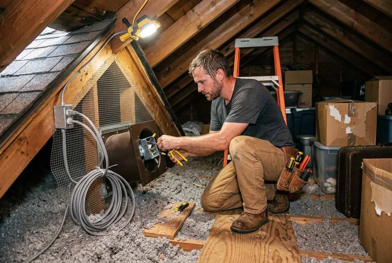 Attic Fan Installation in Chicago, IL