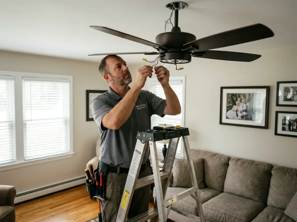 Ceiling Fan Installation in Kenwood, Chicago, IL